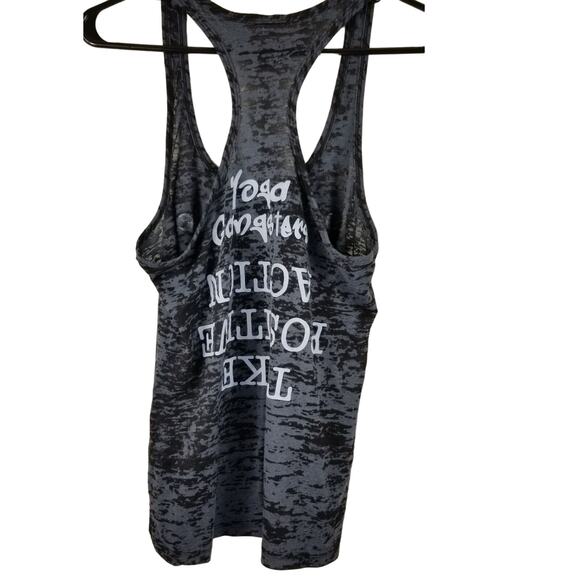 Next Level Yoga Gangster Burn-out Athletic Workout Tank Women's  L - Picture 3 of 5
